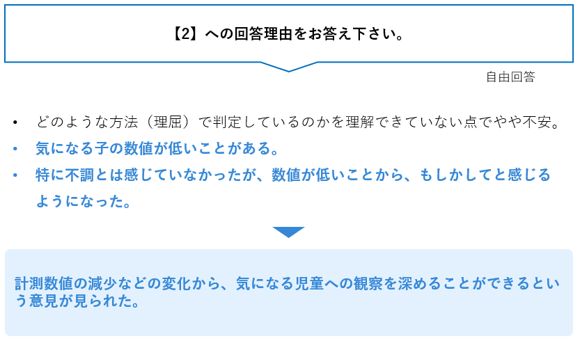 【2】への回答理由をお答え下さい。