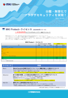 Menlo Security 製品カタログ(全体版)