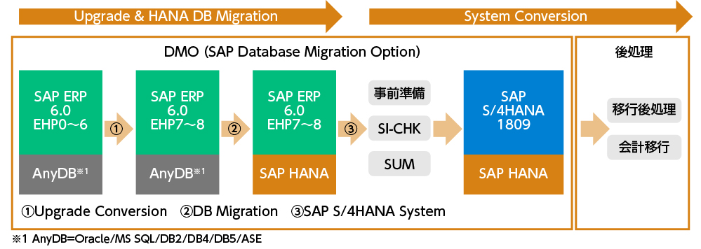 図1 S/4HANAへのデータ移行のアプローチ