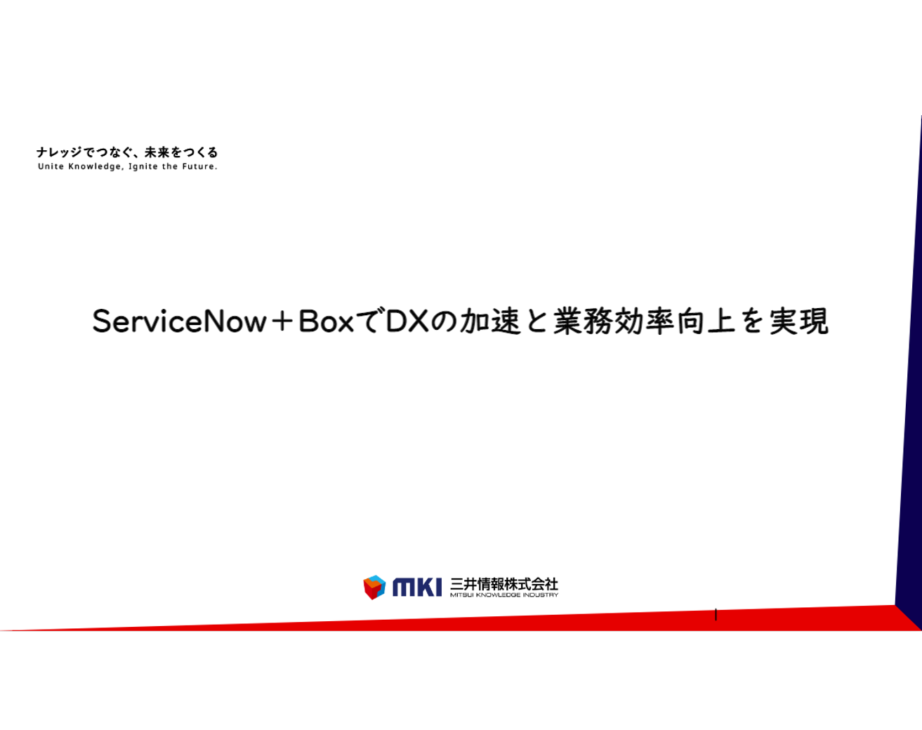 ServiceNow＋BoxでDXの加速と業務効率向上を実現－フル版－