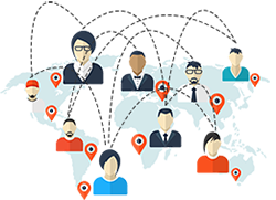 複数拠点をまたいだ会議もすぐに開催可能！