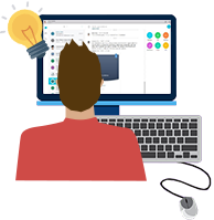 使い慣れていない人でも！わかりやすい操作画面
