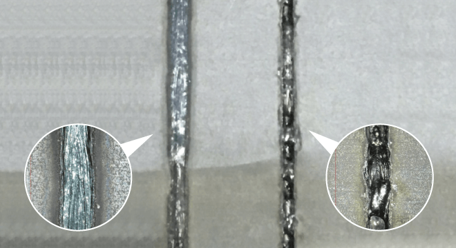 Surface of weld bead