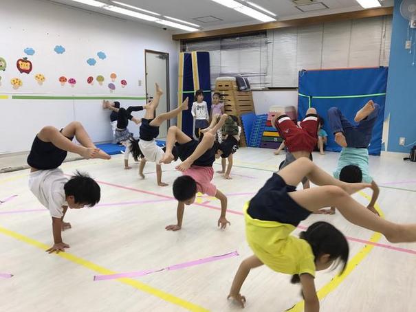天才キッズクラブでの運動保育の様子