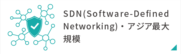 SDN(Software-Defined Networking)・アジア最大規模