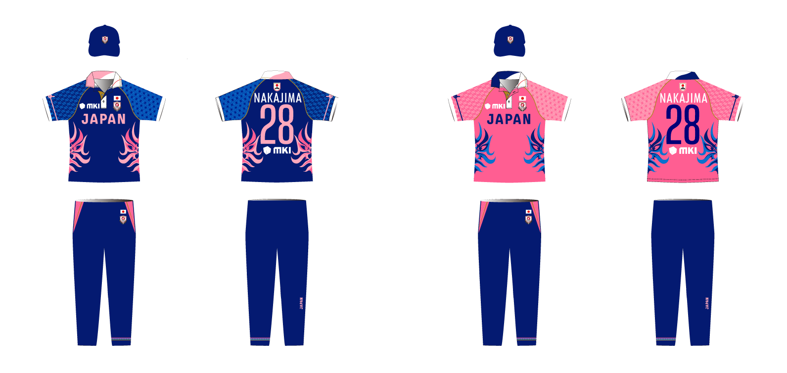 クリケット日本代表新ユニフォーム